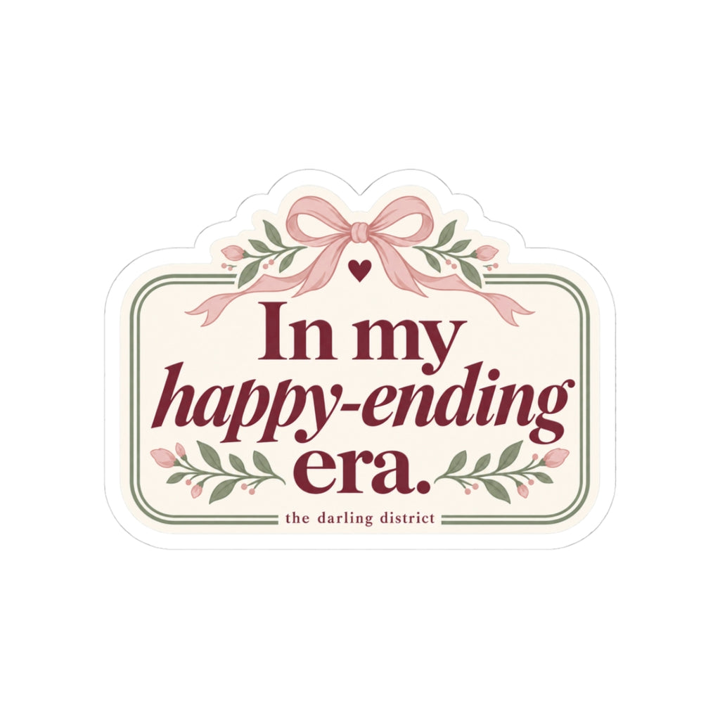 In My Happy-Ending Era Kiss-Cut Sticker