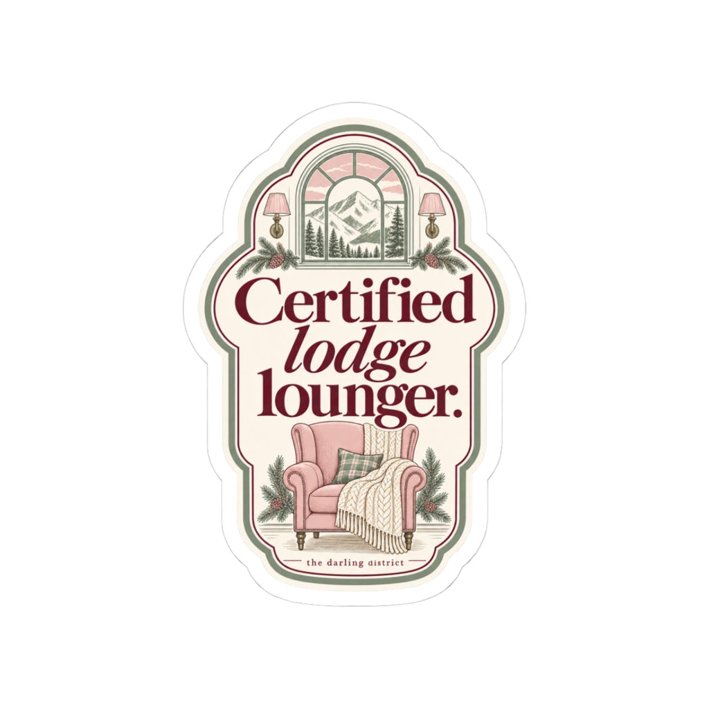 Certified Lodge Lounger Sticker