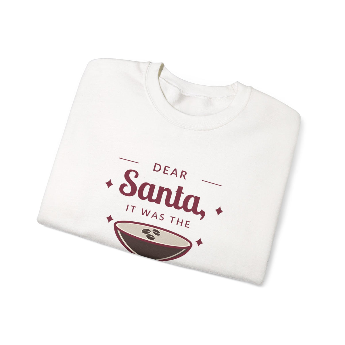 Dear Santa Espresso Martini Christmas Sweatshirt