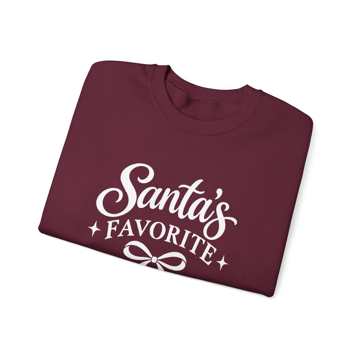 Santa’s Favorite Blonde Christmas Sweatshirt
