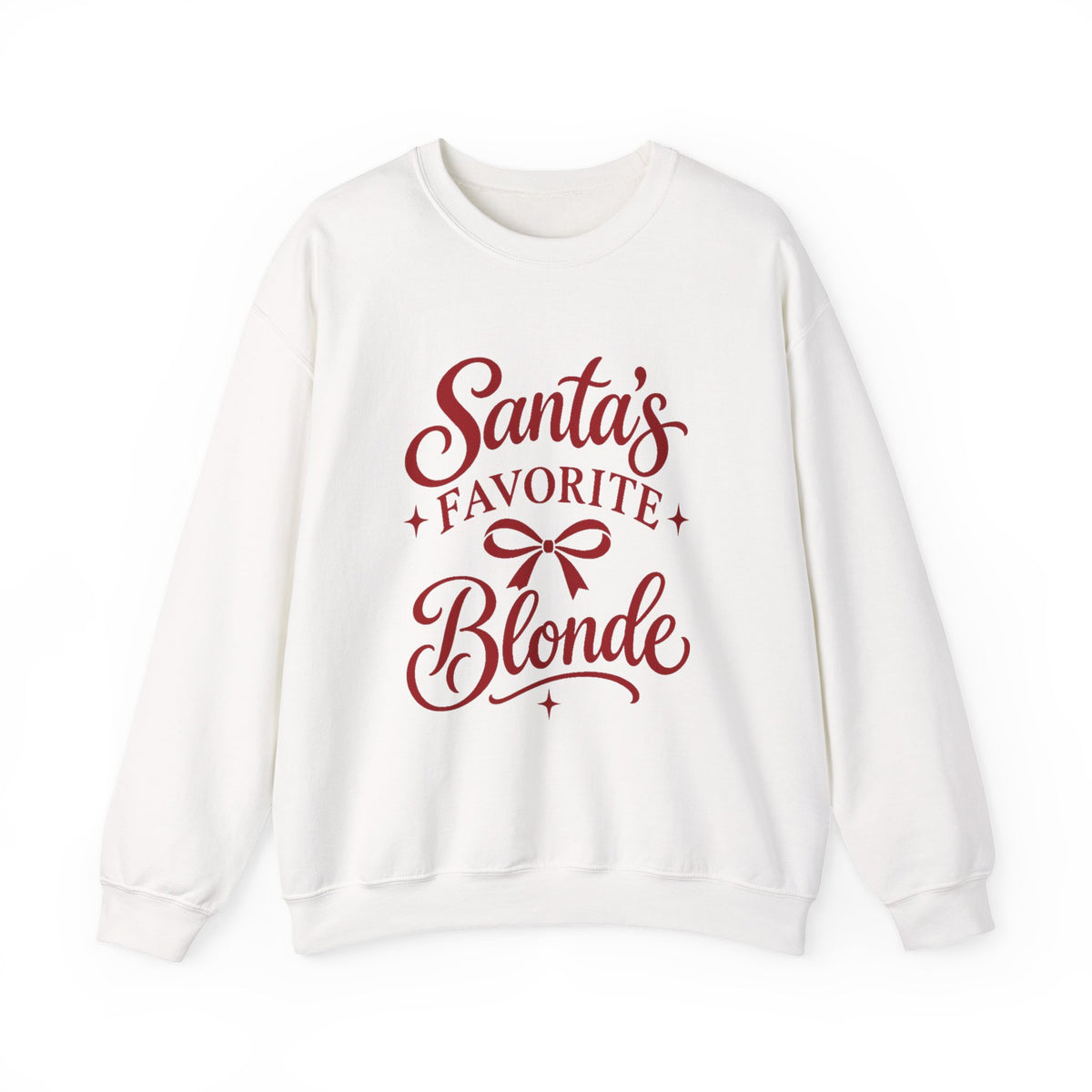 Santa’s Favorite Blonde Christmas Sweatshirt