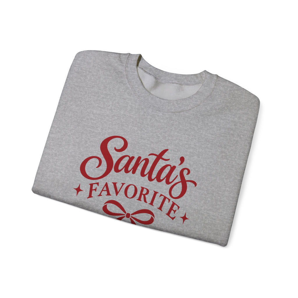 Santa’s Favorite Blonde Christmas Sweatshirt
