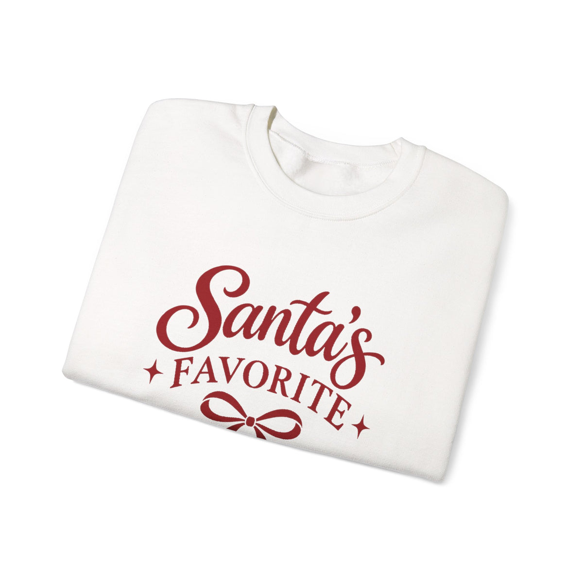 Santa’s Favorite Blonde Christmas Sweatshirt