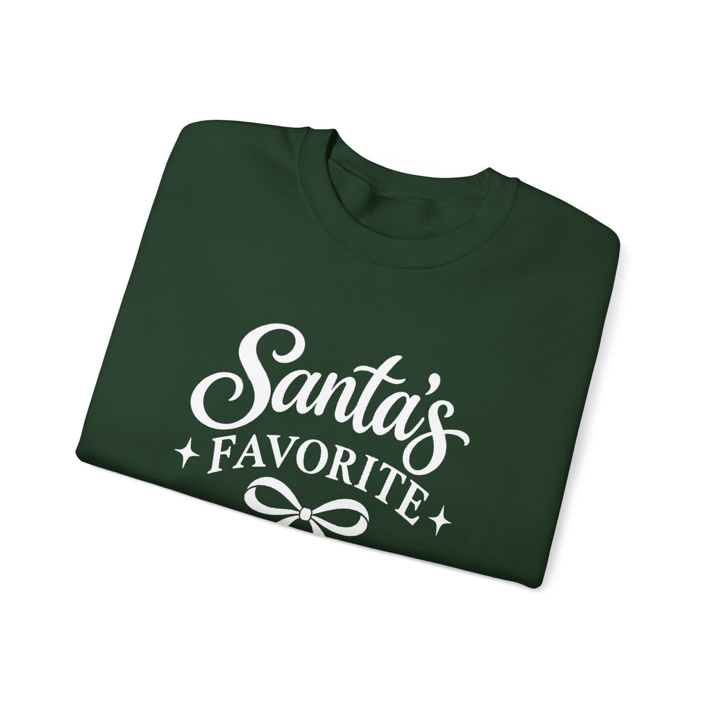 Santa’s Favorite Blonde Christmas Sweatshirt