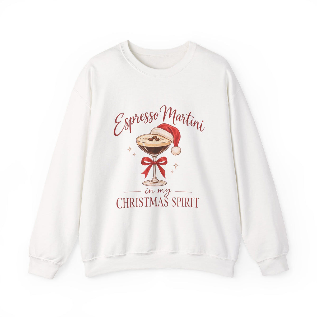 Espresso Martini Christmas Spirit Crewneck Sweatshirt
