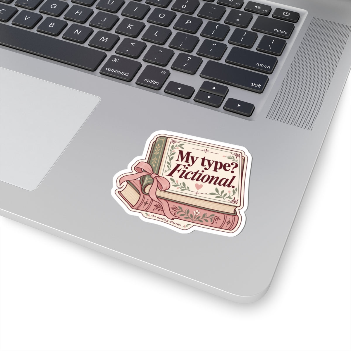 My Type? Fictional Book Lover Kiss-Cut Sticker