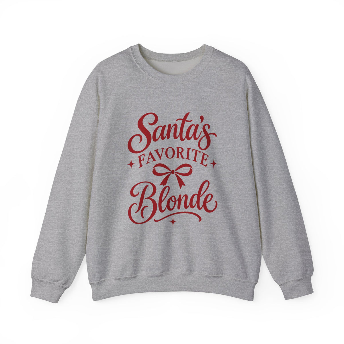 Santa’s Favorite Blonde Christmas Sweatshirt