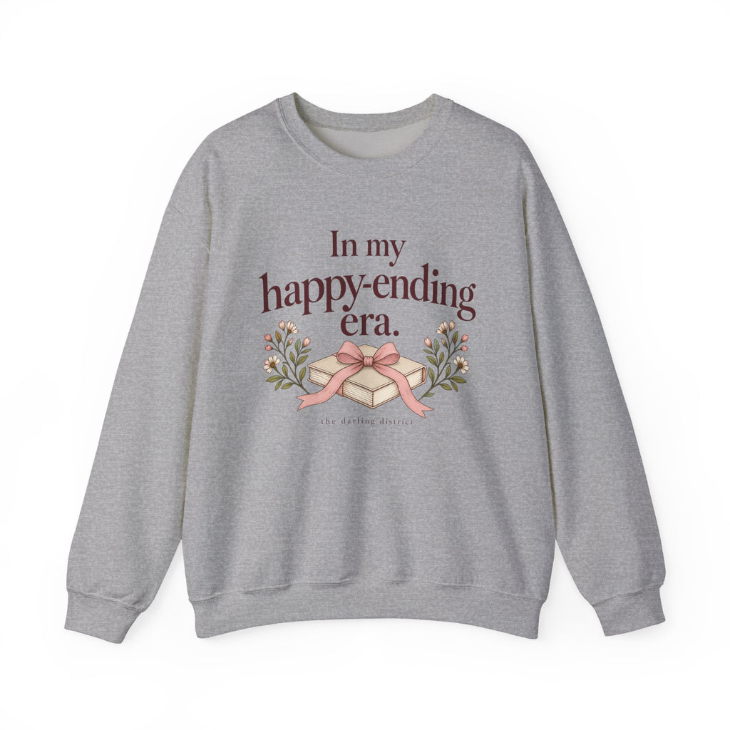 In My Happy-Ending Era Romance Reader Sweatshirt