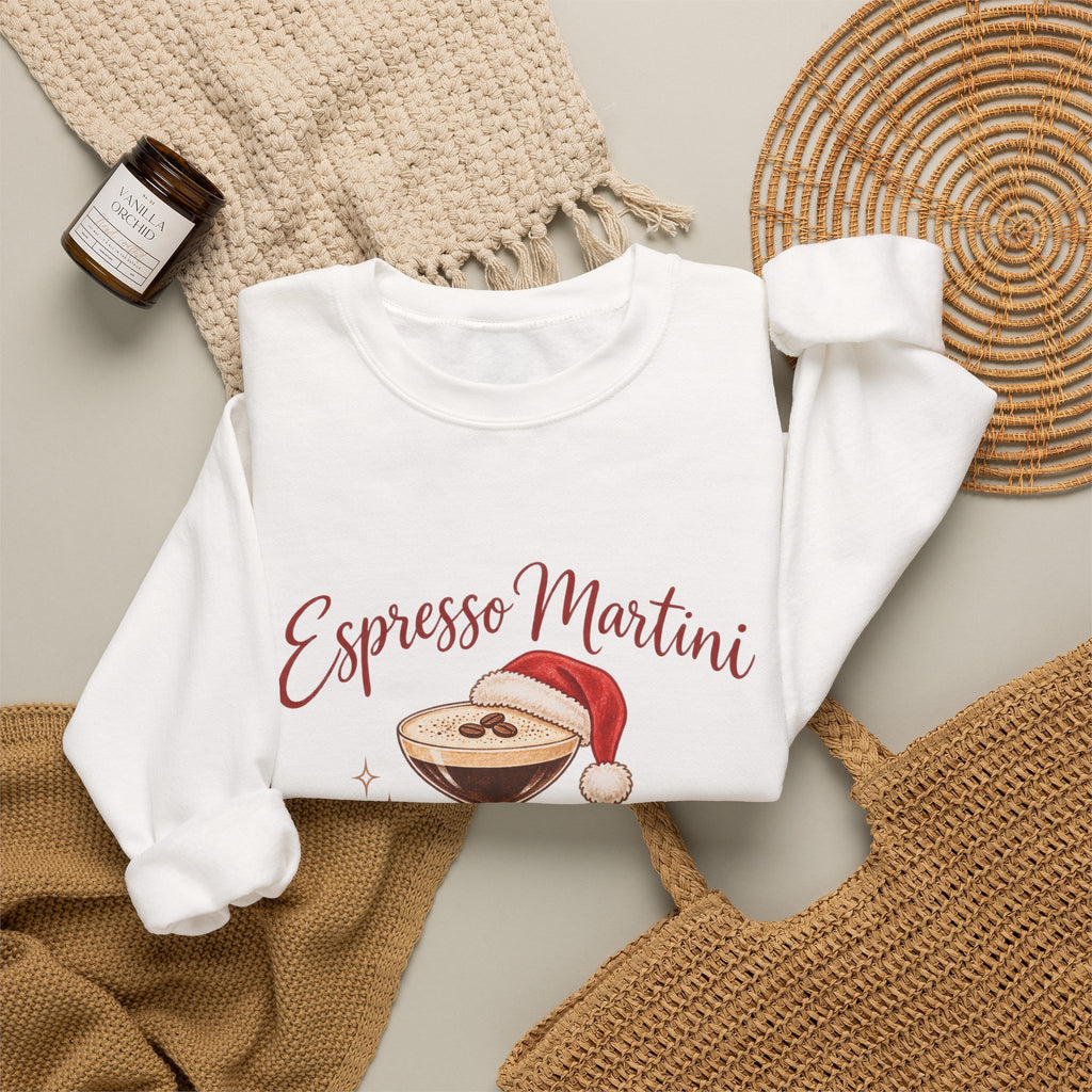 Espresso Martini Christmas Spirit Crewneck Sweatshirt