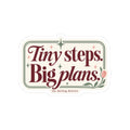 Tiny Steps Big Plans Inspirational Kiss-Cut Sticker