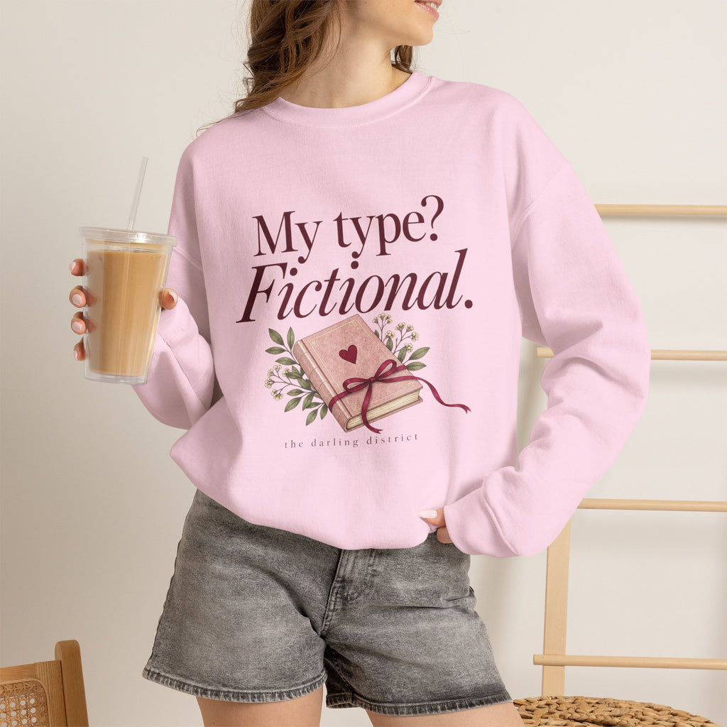 My Type? Fictional Book Lover Crewneck Sweatshirt