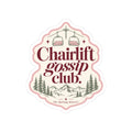 Chairlift Gossip Club Kiss-Cut Sticker
