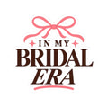 In My Bridal Era Kiss-Cut Sticker — Bachelorette Bridal Sticker with Pink Bow