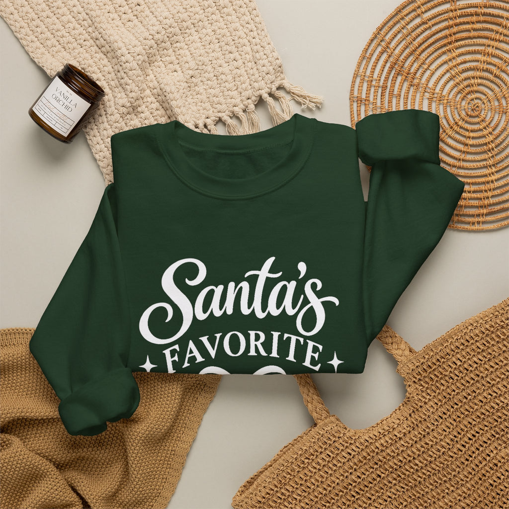 Santa’s Favorite Blonde Christmas Sweatshirt