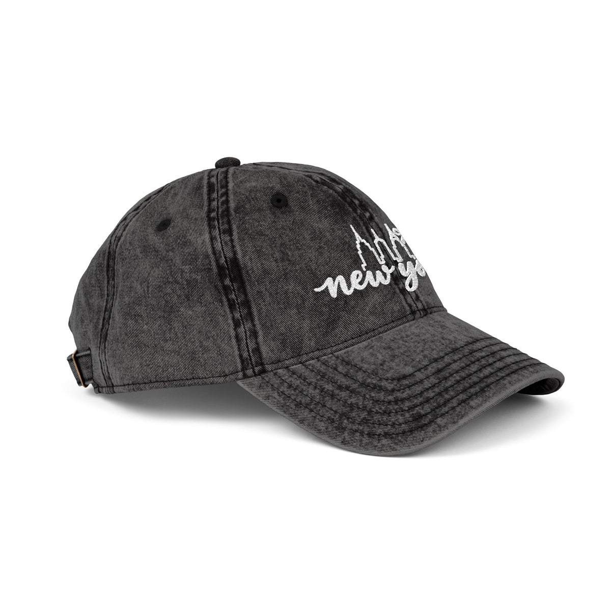 Vintage Embroidered 'New York' Cap
