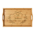 Personalized Serving Tray with Family Name | Wedding & Housewarming Gift