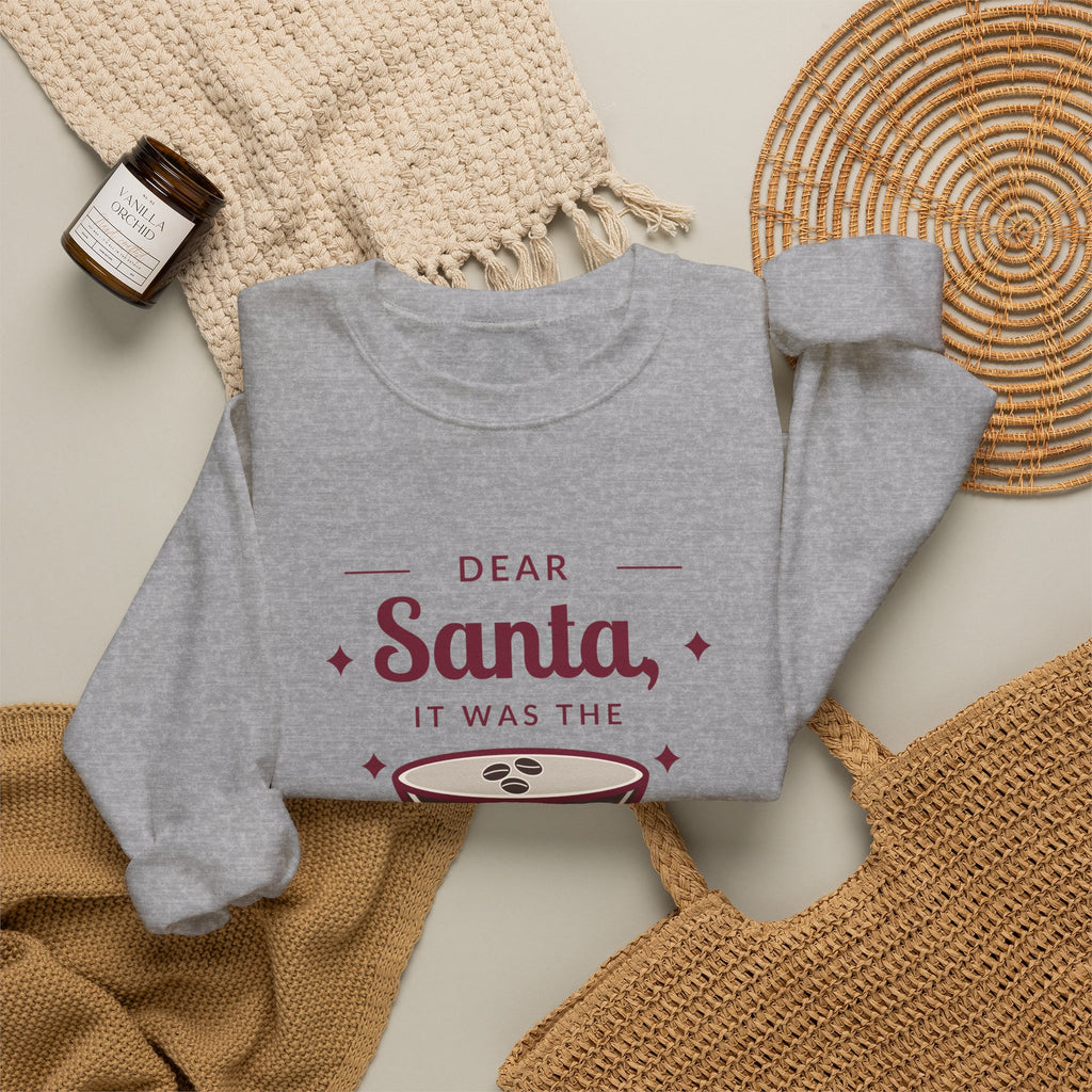 Dear Santa Espresso Martini Christmas Sweatshirt