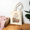 Tote Bag — 'A Little Love From NYC' Vintage Cityscape Cotton Tote