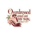 Overdressed and on My Way Fashionista Kiss-Cut Sticker