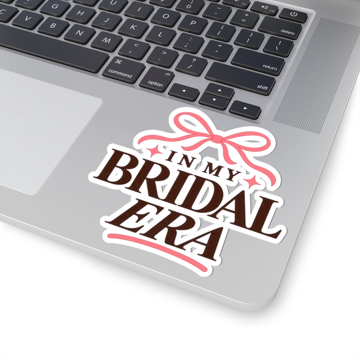 In My Bridal Era Kiss-Cut Sticker — Bachelorette Bridal Sticker with Pink Bow