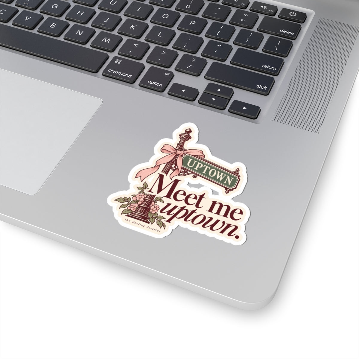 Meet Me Uptown Kiss-Cut Sticker