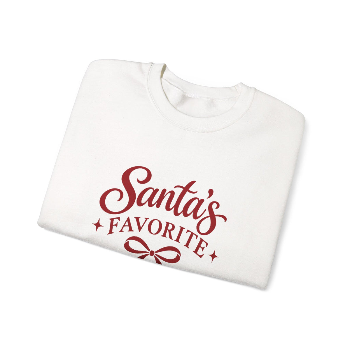 Santa’s Favorite Redhead Christmas Crewneck Sweatshirt