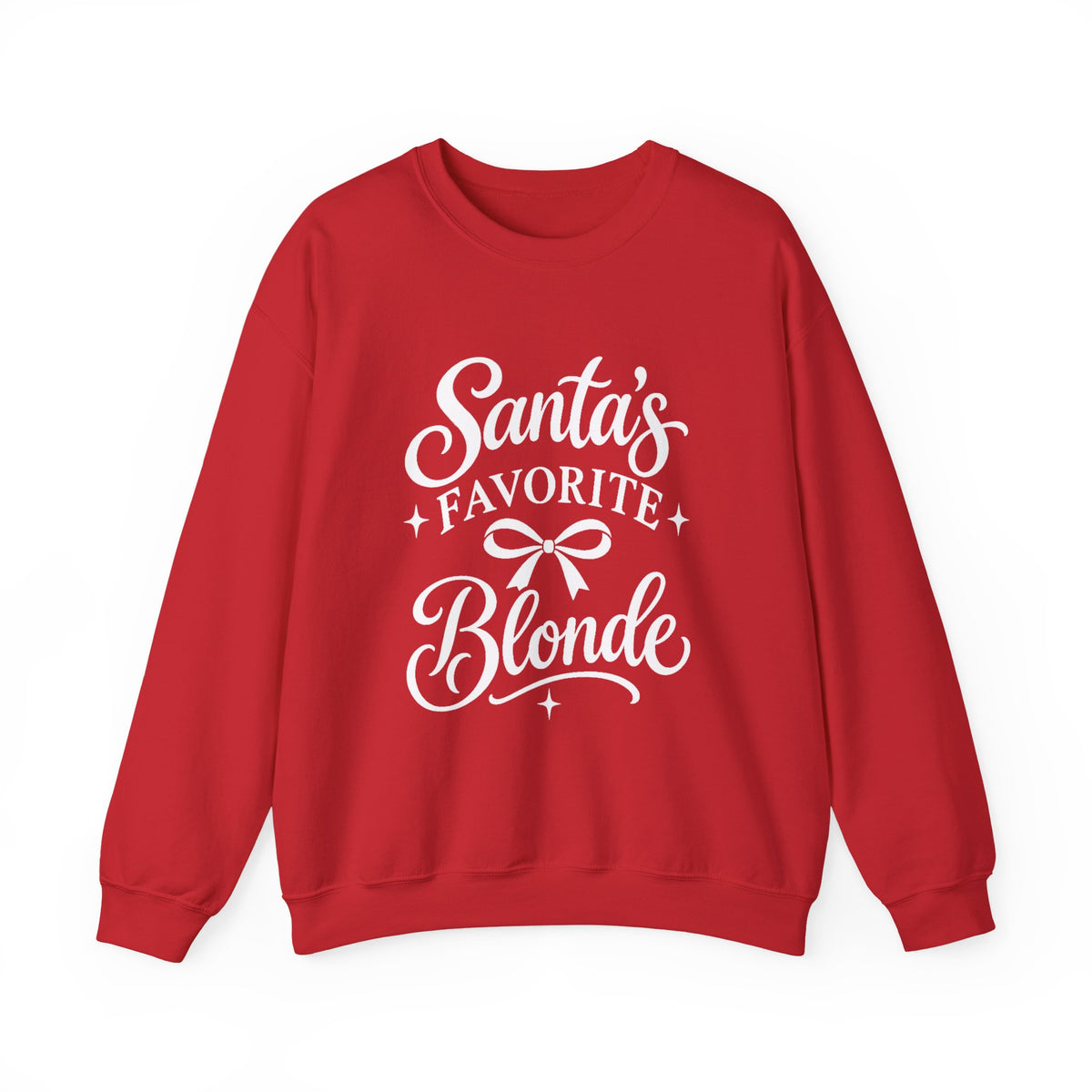 Santa’s Favorite Blonde Christmas Sweatshirt
