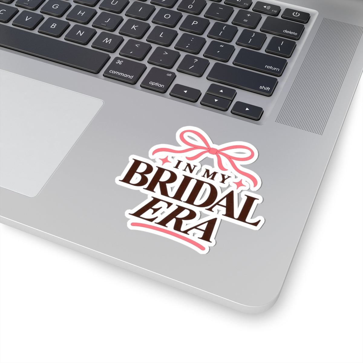 In My Bridal Era Kiss-Cut Sticker — Bachelorette Bridal Sticker with Pink Bow