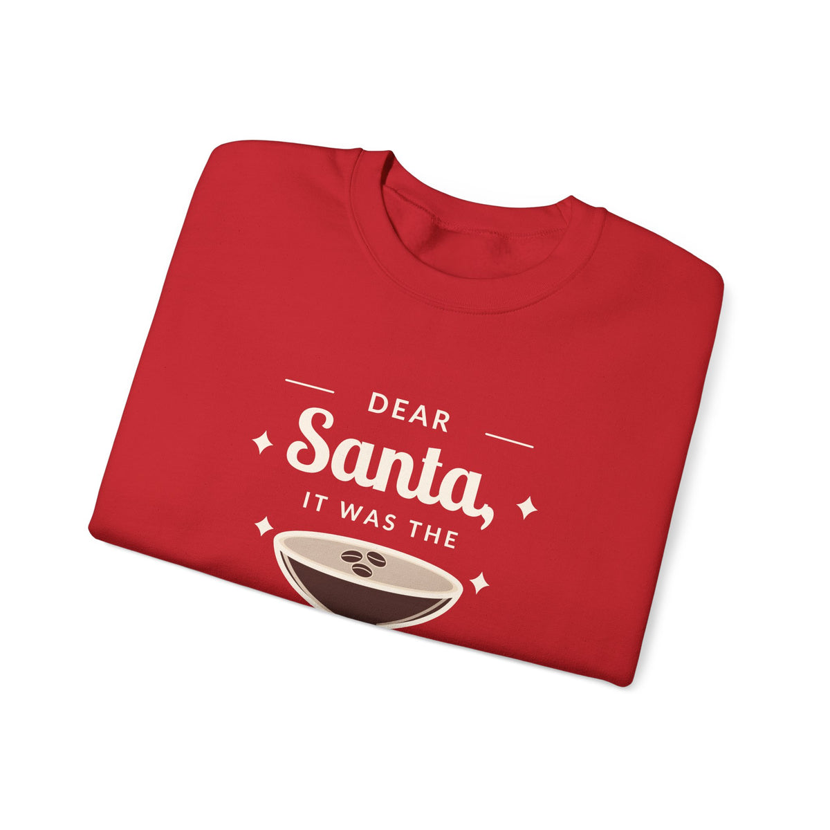 Dear Santa Espresso Martini Christmas Sweatshirt