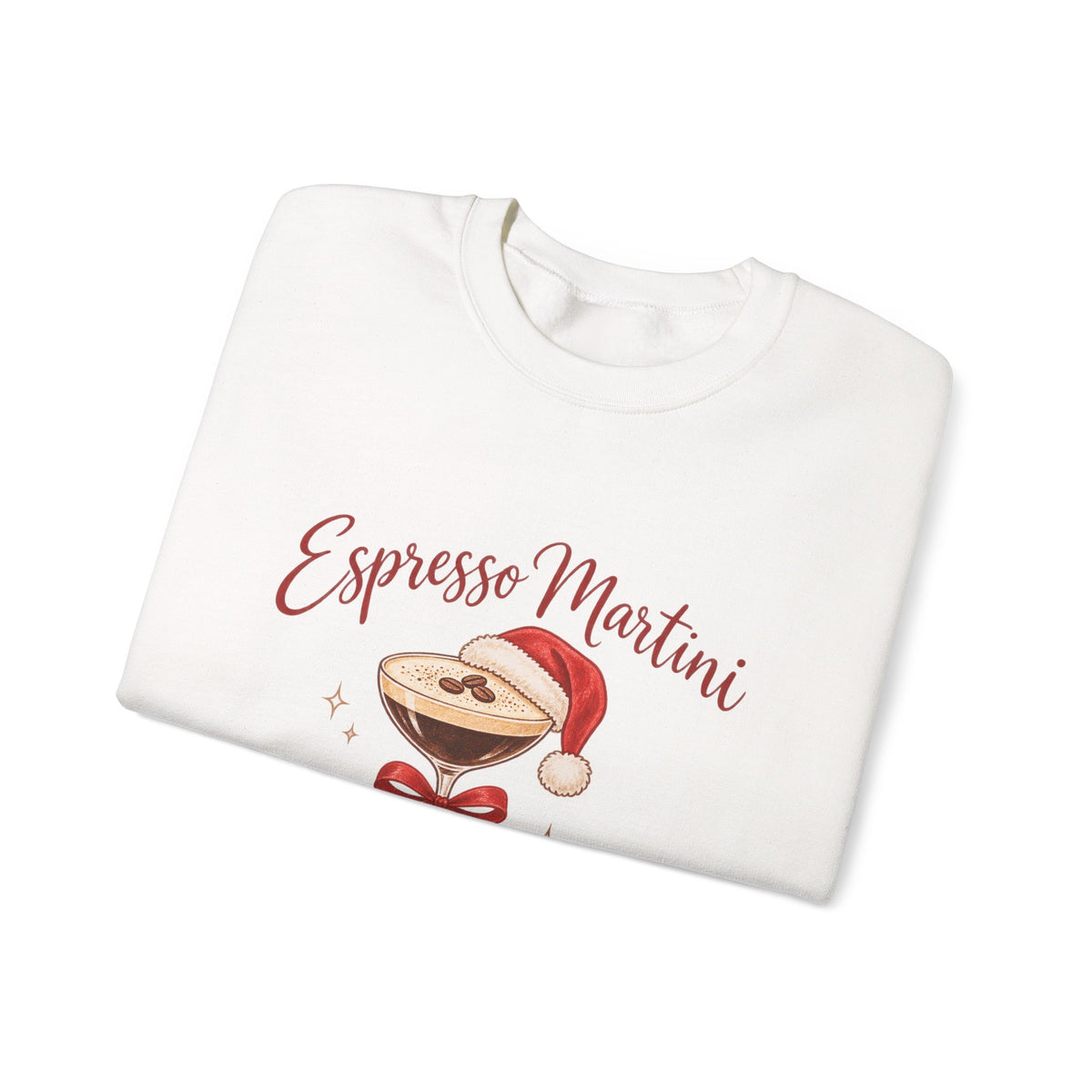 Espresso Martini Christmas Spirit Crewneck Sweatshirt