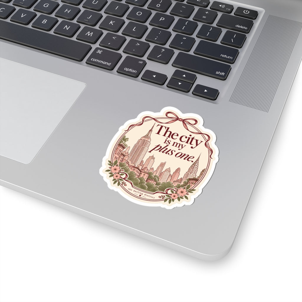 The City Is My Plus One New York Kiss-Cut Sticker