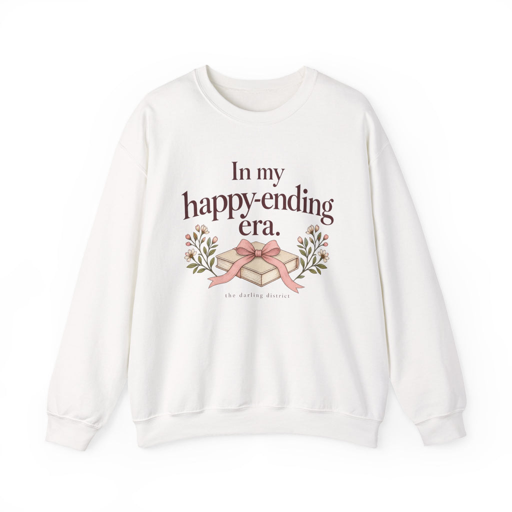 In My Happy-Ending Era Romance Reader Sweatshirt