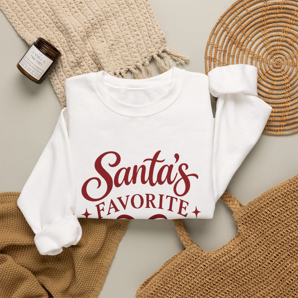 Santa’s Favorite Blonde Christmas Sweatshirt